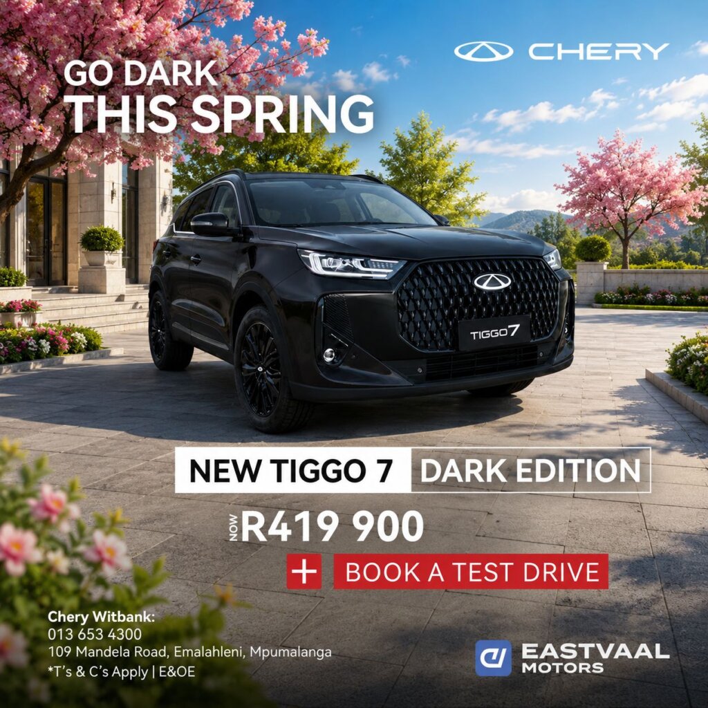 Chery Tiggo 7 Dark edition from Eastvaal Motors