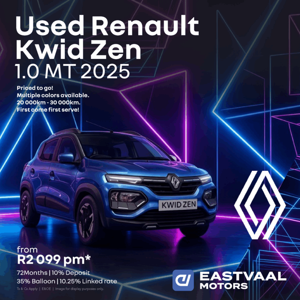 Preowned Renault Kwid Zen 1.0 MT 2025 from Eastvaal Motors