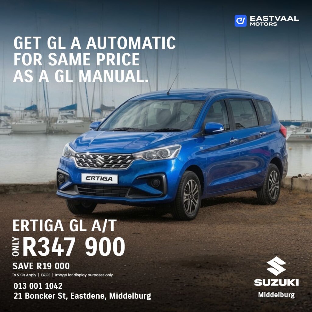 Suzuki Ertiga GL A/T from Eastvaal Motors