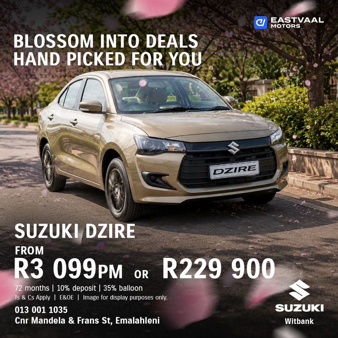 Suzuki Dzire from Eastvaal Suzuki Emalahleni