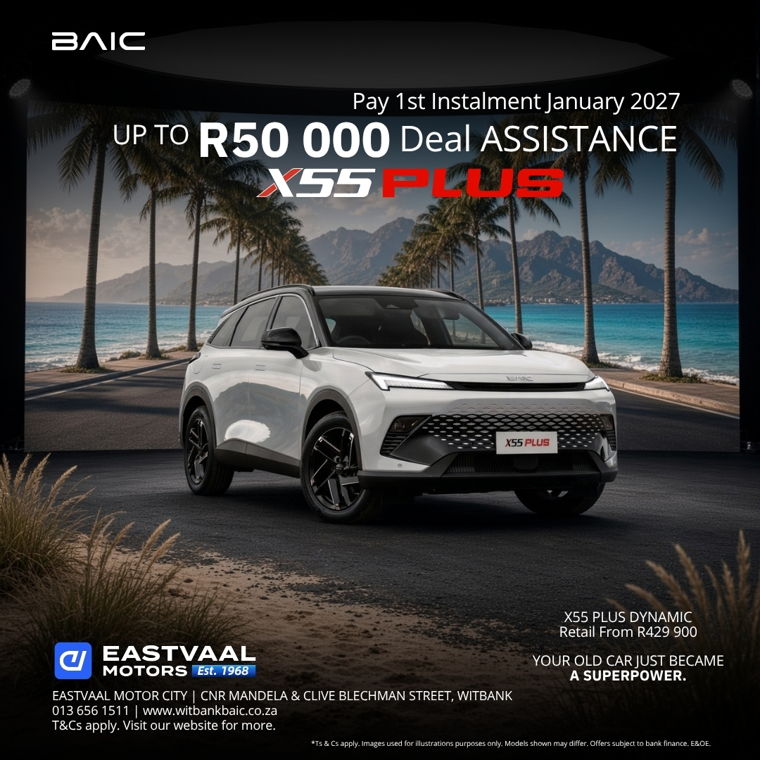 BAIC X55 Plus Dynamic Your old car just became a superpower. from BAIC Witbank