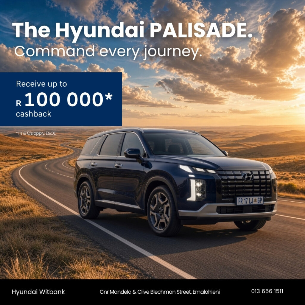 The Hyundai Palisade. Command every journey. from Eastvaal Motors