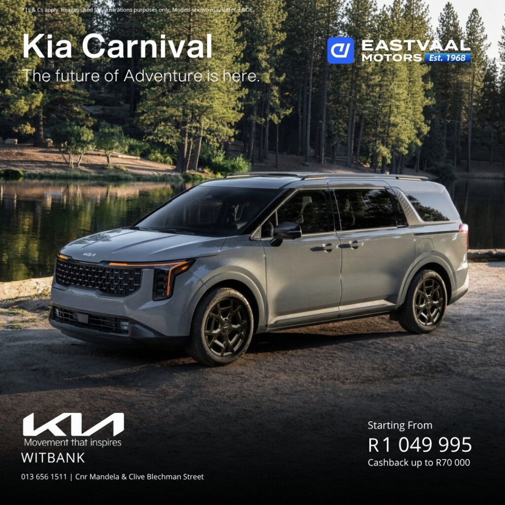 Kia Carnival The future of family adventure. from Eastvaal Motors