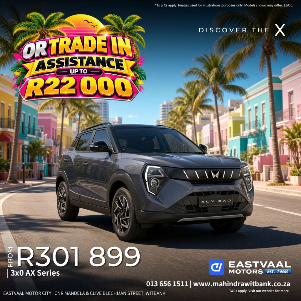 XUV 3XO AX Series  More X. More attitude. from Eastvaal Motors