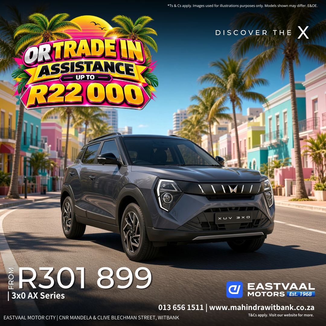 XUV 3XO AX Series  More X. More attitude. from Eastvaal Motor City Mahindra