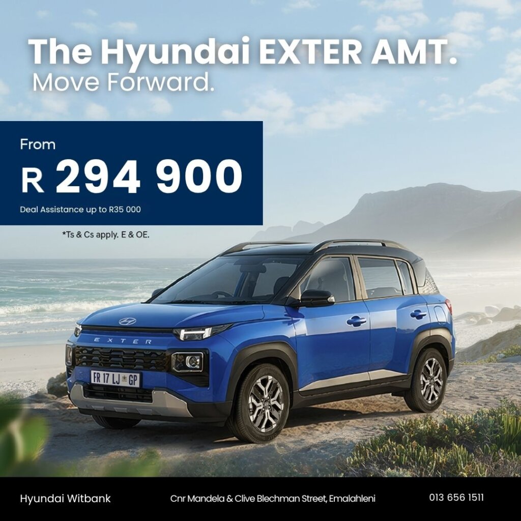 The Hyundai EXTER AMT. Move Forward. from Eastvaal Motors