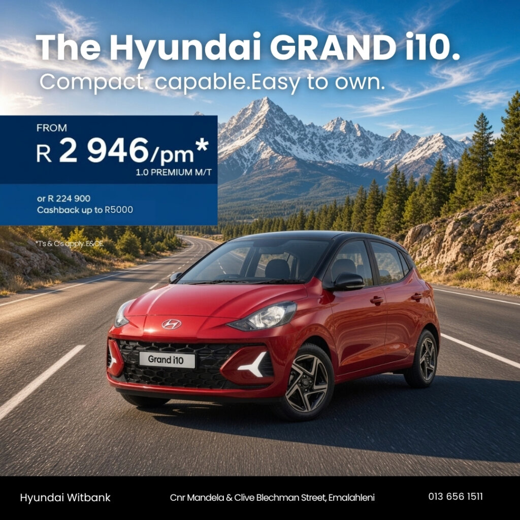 Grand i10 Compact. Capable. Easy to own. from Eastvaal Motors