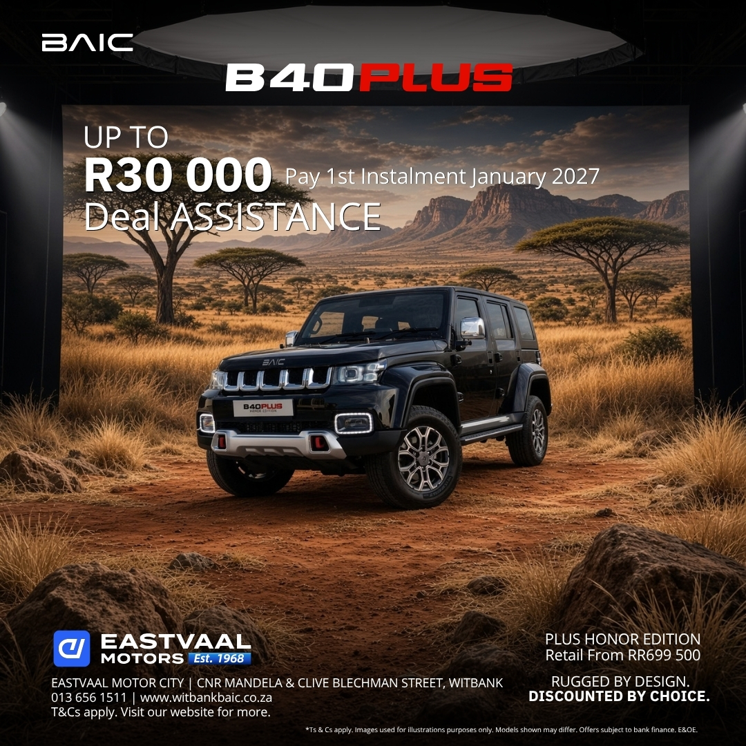 BAIC B40 Plus Honor Edition Rugged by design. Discounted by choice. from BAIC Witbank