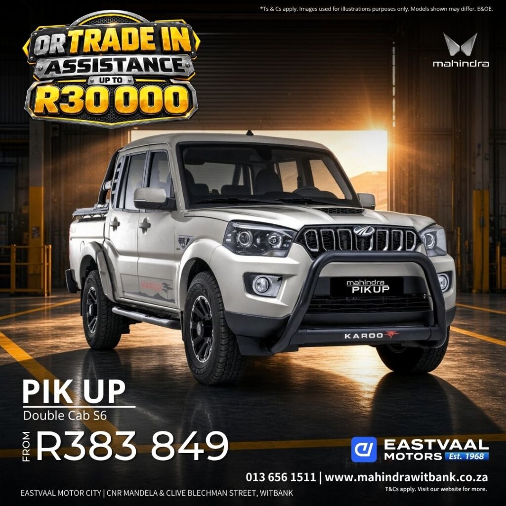 Pik Up Double Cab S6  Workhorse value. from Eastvaal Motors