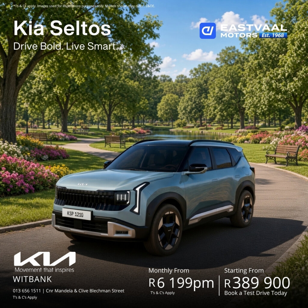 Kia Seltos The SUV that fits every part of your life. from Eastvaal Motors