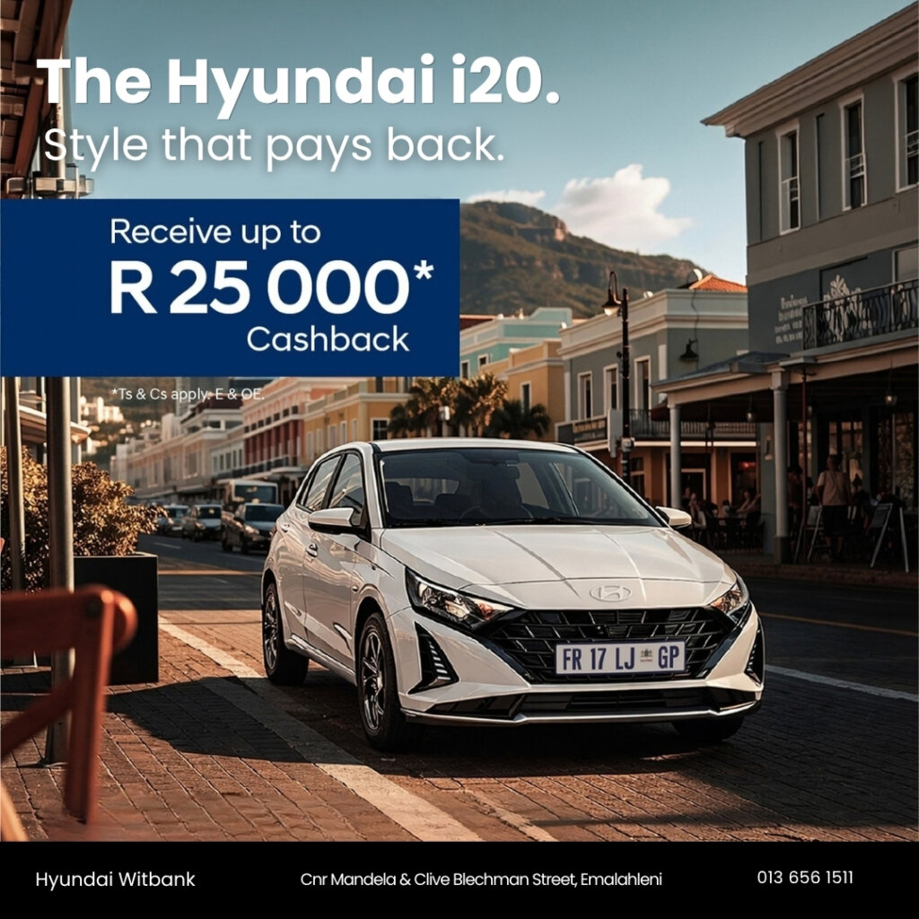 The Hyundai i20. Style that pays back. from Eastvaal Motors