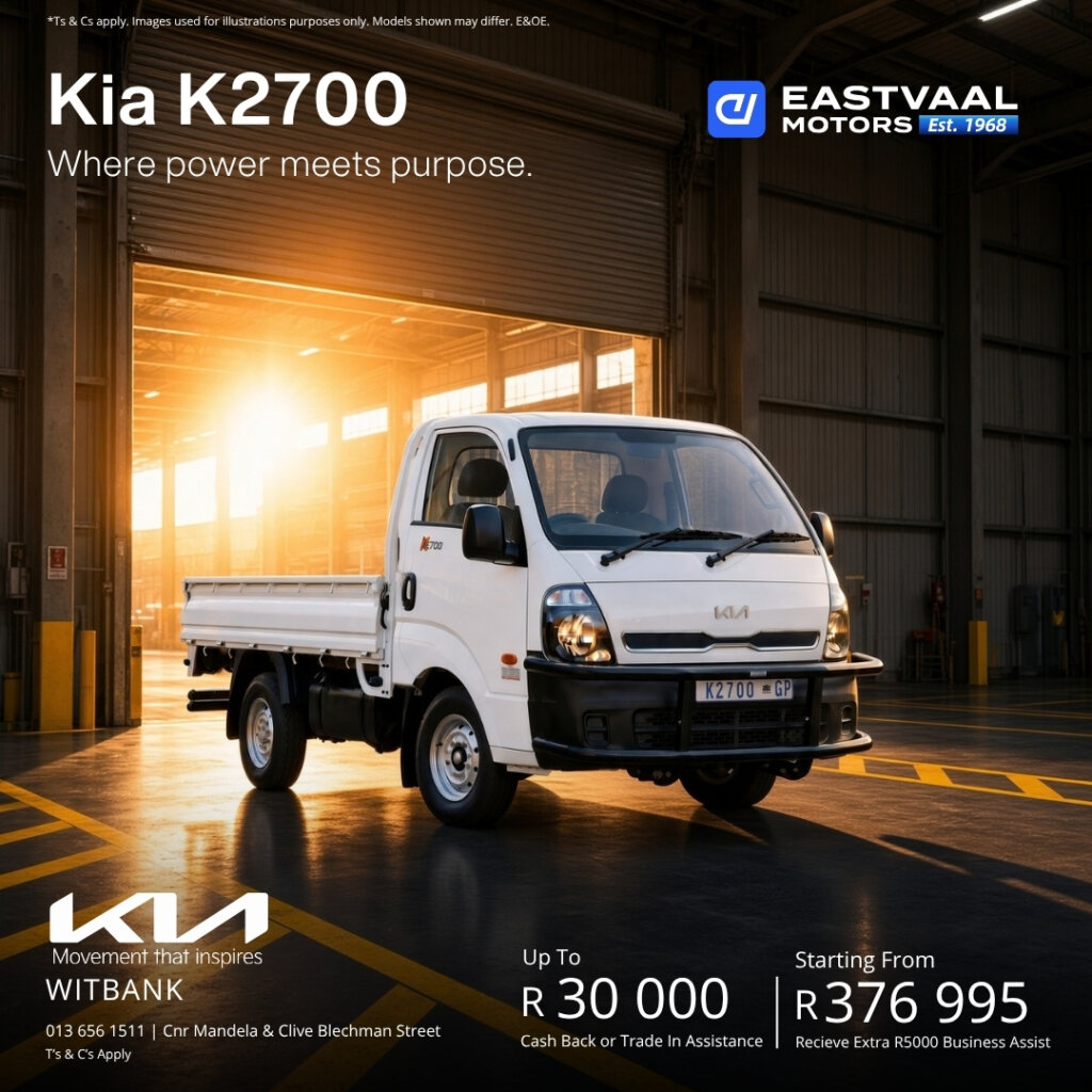 Kia K2700  Where power meets purpose. from Eastvaal Motors