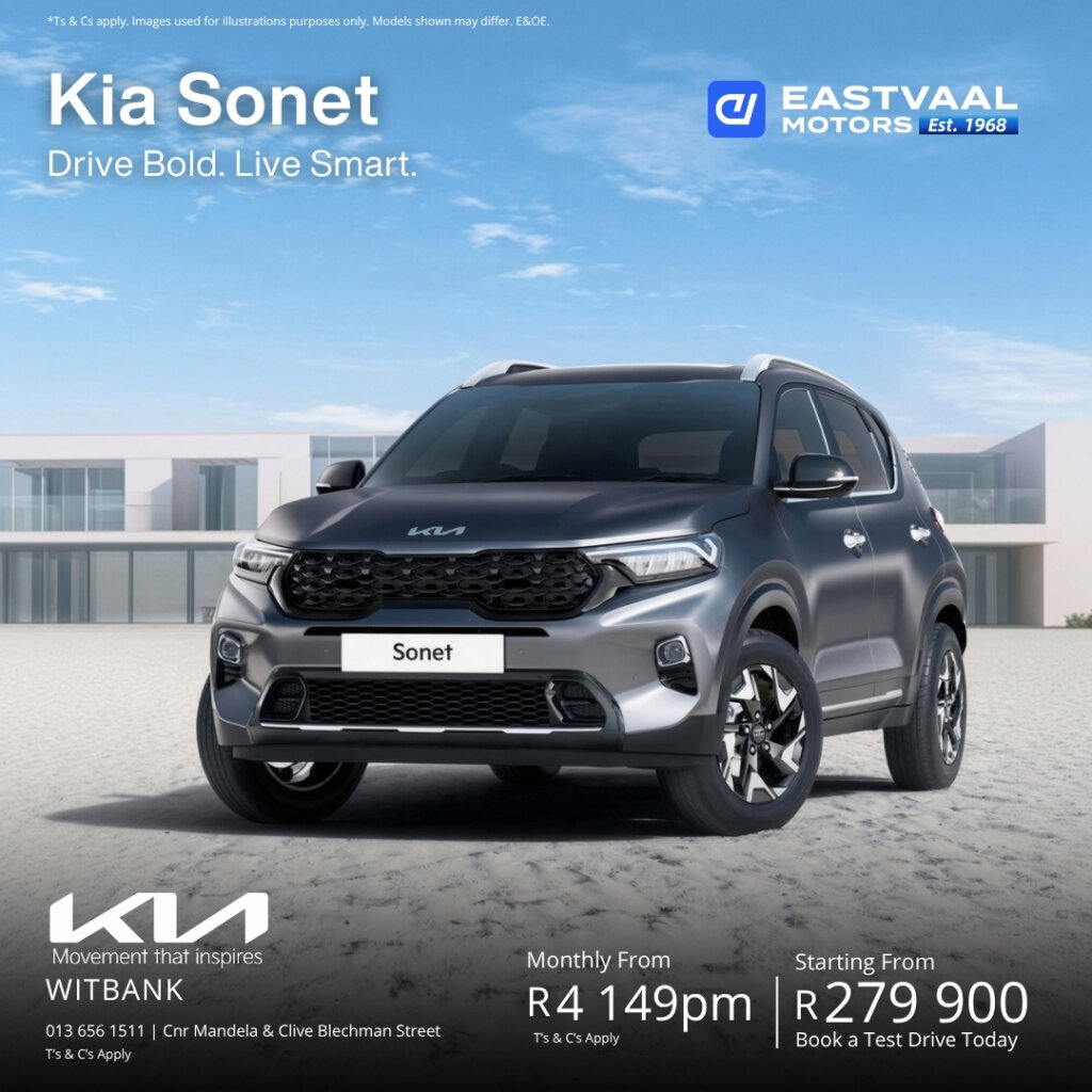 Kia Sonet  Drive bold. Live smart. from Eastvaal Motors