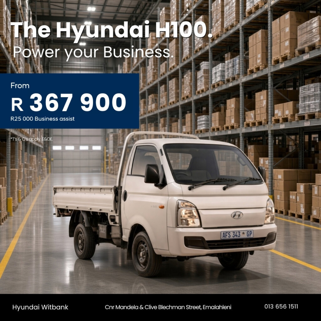 The Hyundai H100. Power your Business. from Eastvaal Motors
