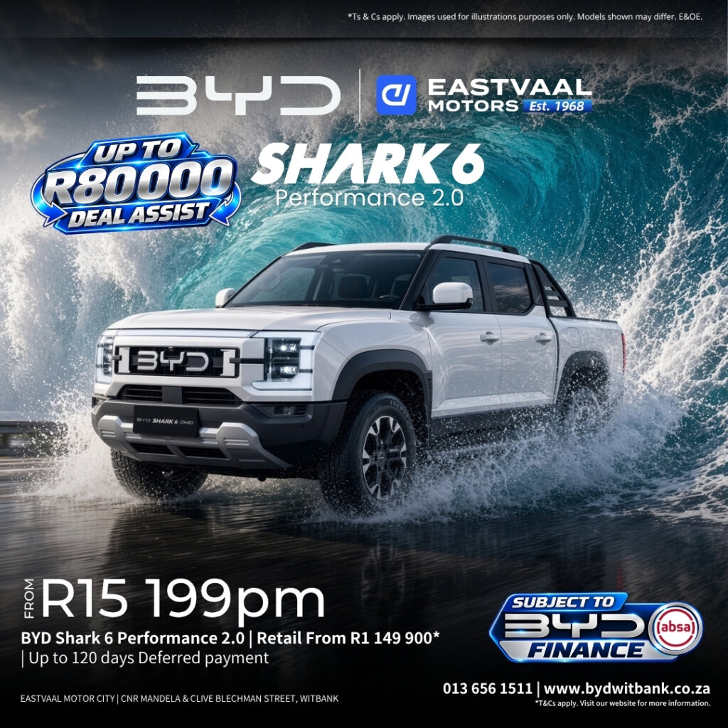 BYD Shark 6 Perfomance 2.0 from Eastvaal Motors