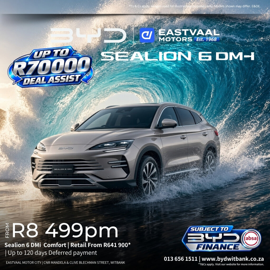 BYD Sealion 6 DM-I comfort from Eastvaal Motors