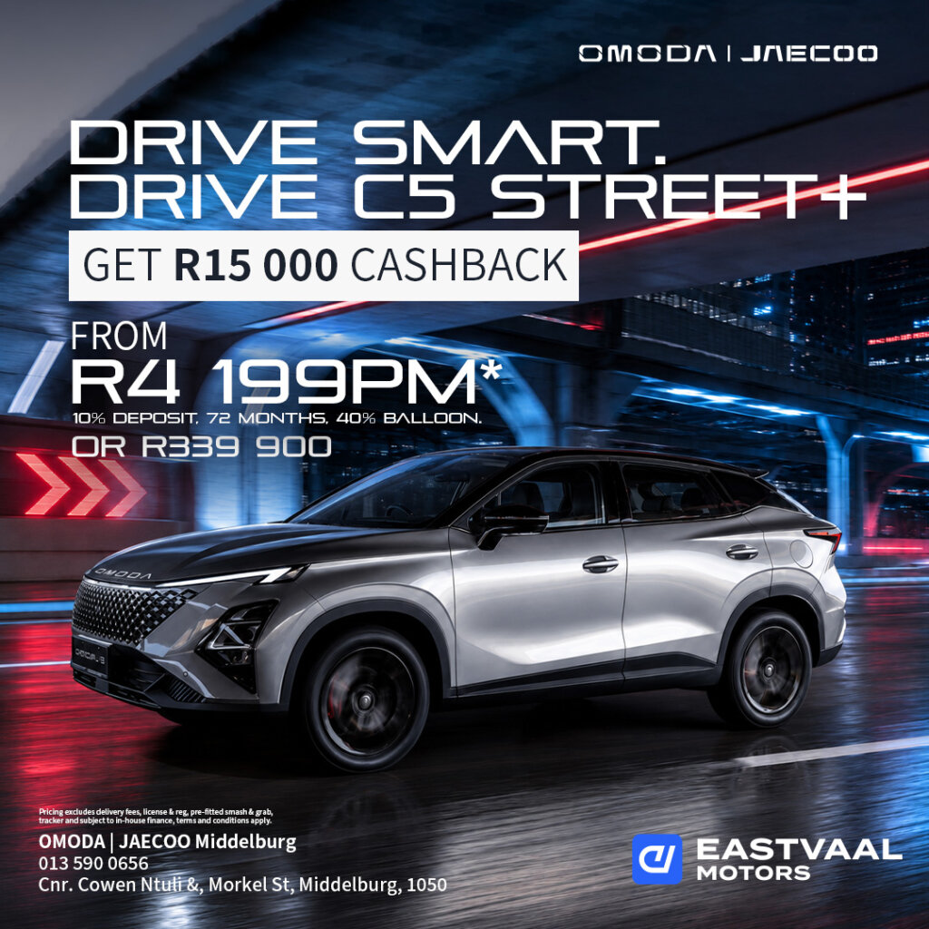 Omoda C5 street + from Eastvaal Motors