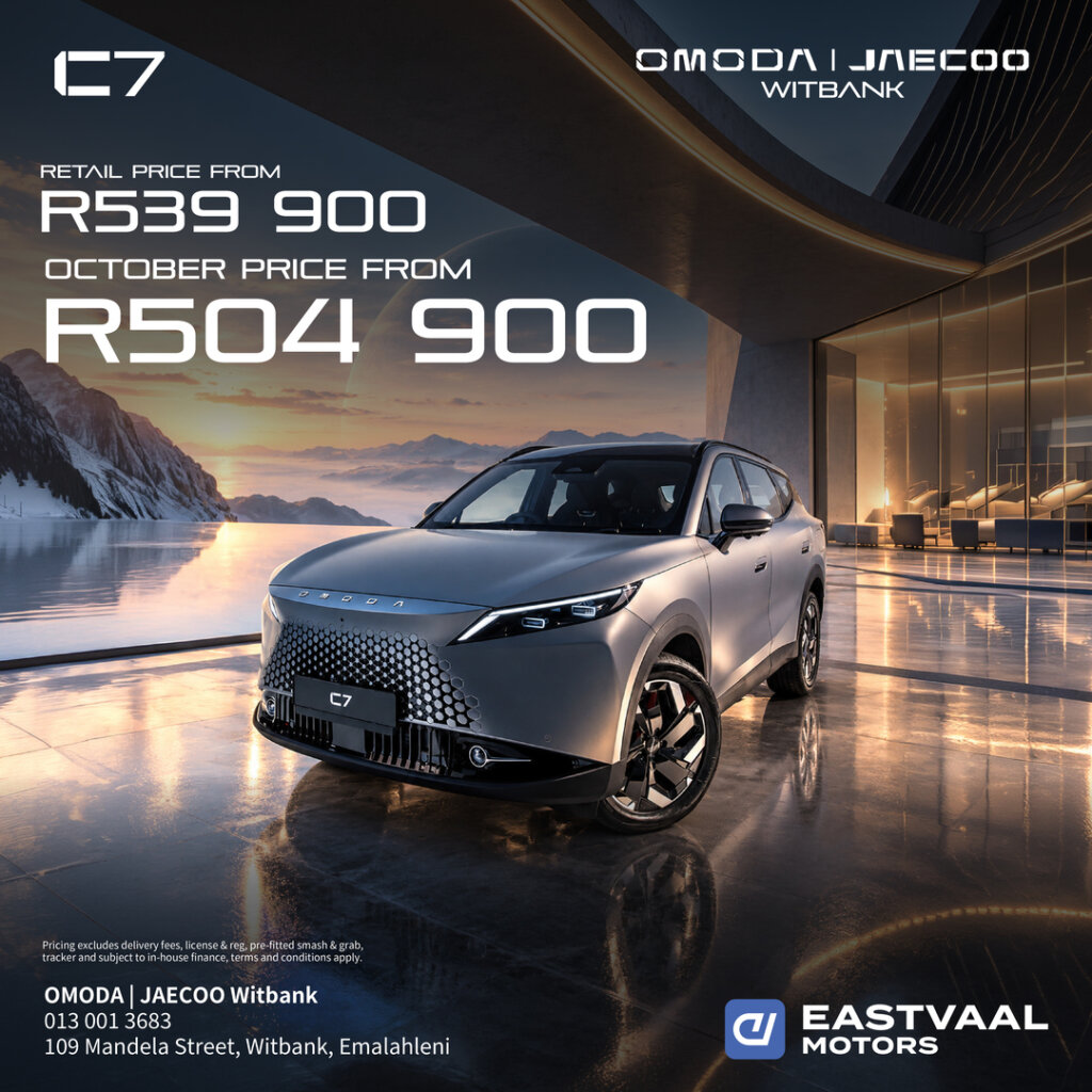 Omoda C7 from Eastvaal Motors