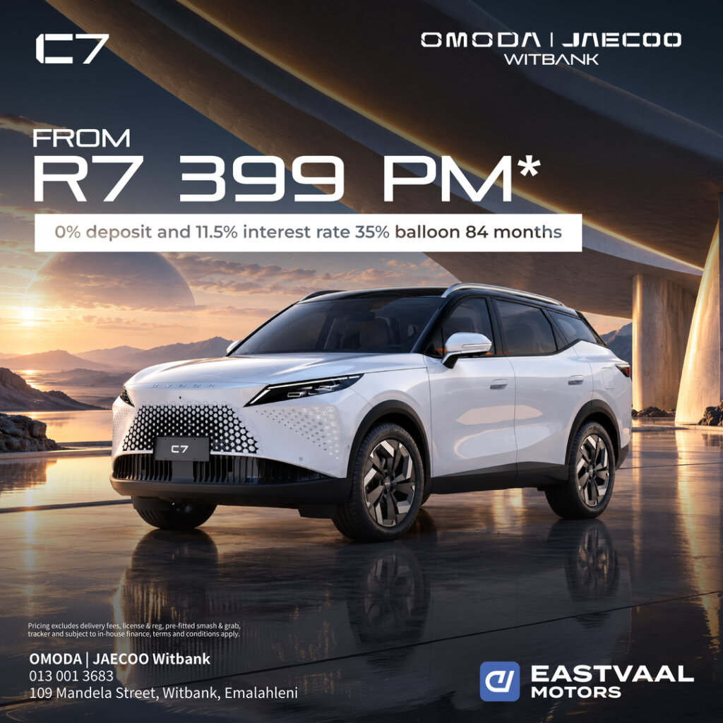 Omoda C7 from Eastvaal Motors