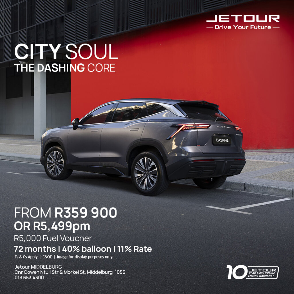 Jetour Dashing core from Eastvaal Motors