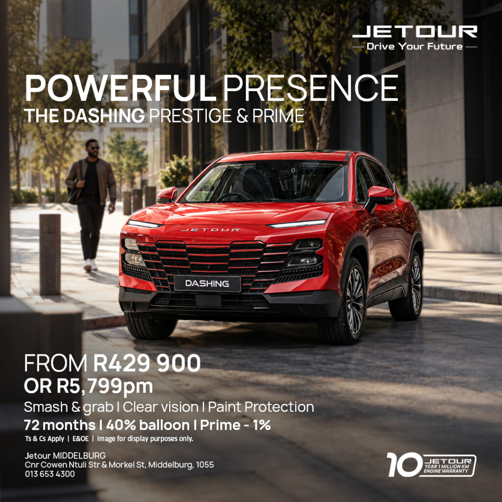Jetour Dashing from Eastvaal Motors
