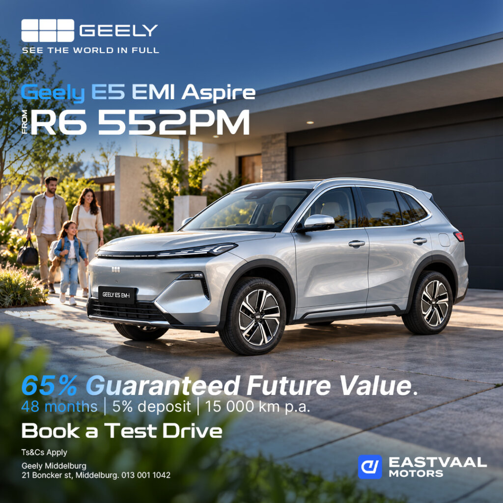 Geely E5 EMI Aspire from Eastvaal Motors