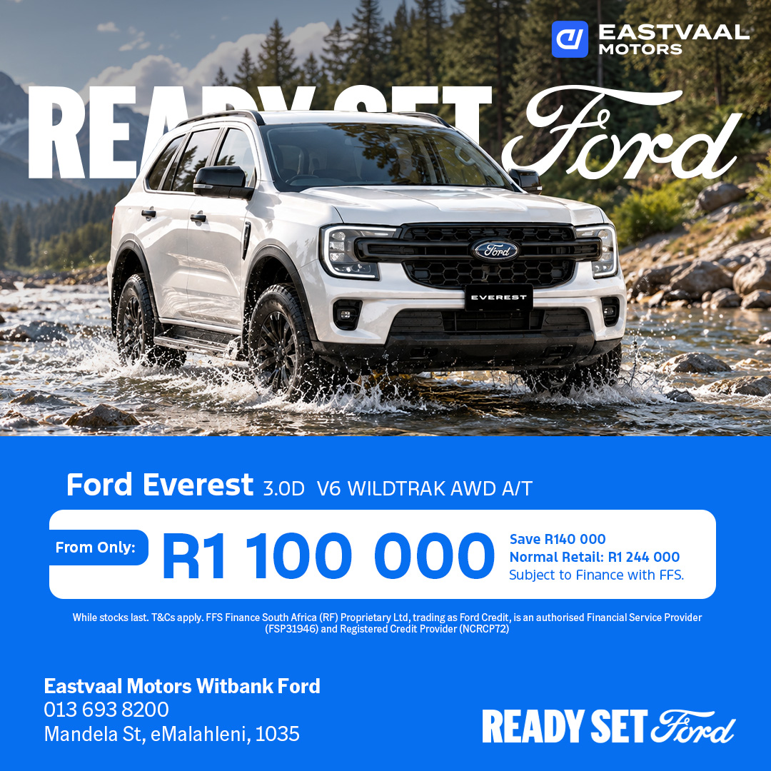 Ford Everest 3.0D V6 Wildtrak AWD A/T from Eastvaal Witbank Ford