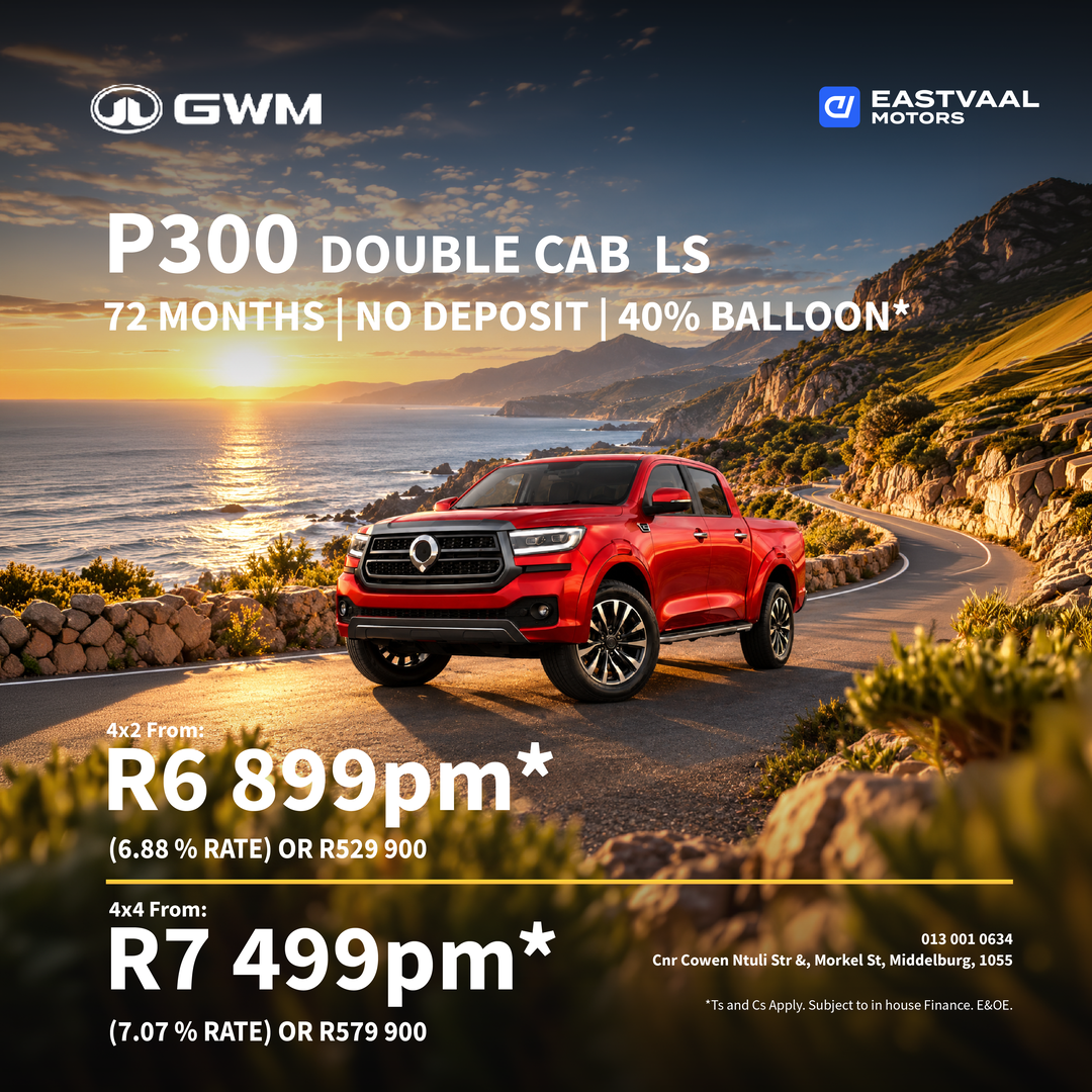 GWM P300 Double cab LS from Eastvaal Middelburg GWM