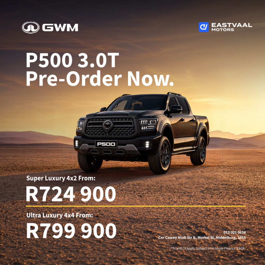 GWM P500 3.0T from Eastvaal Motors