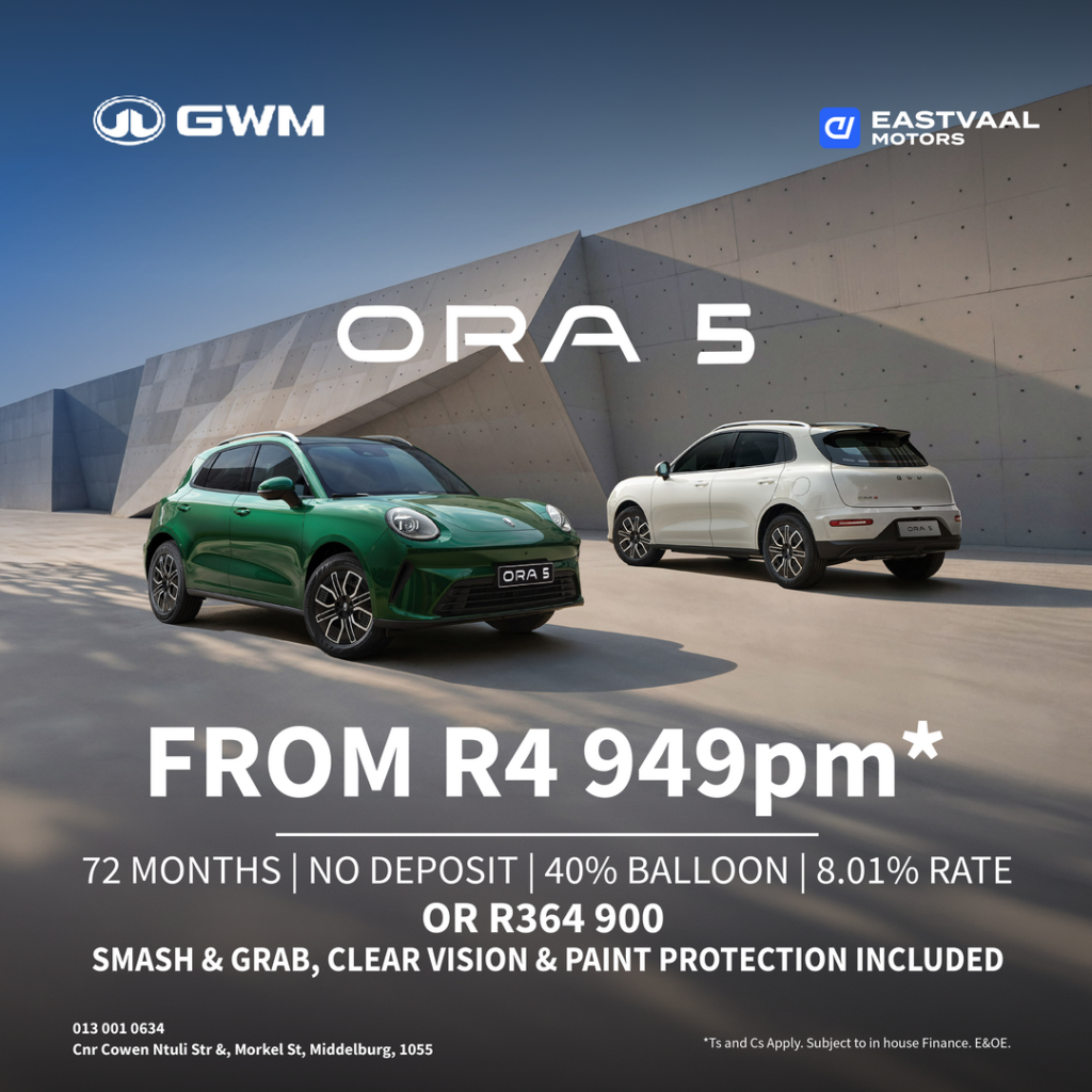 GWM Ora 5 from Eastvaal Motors
