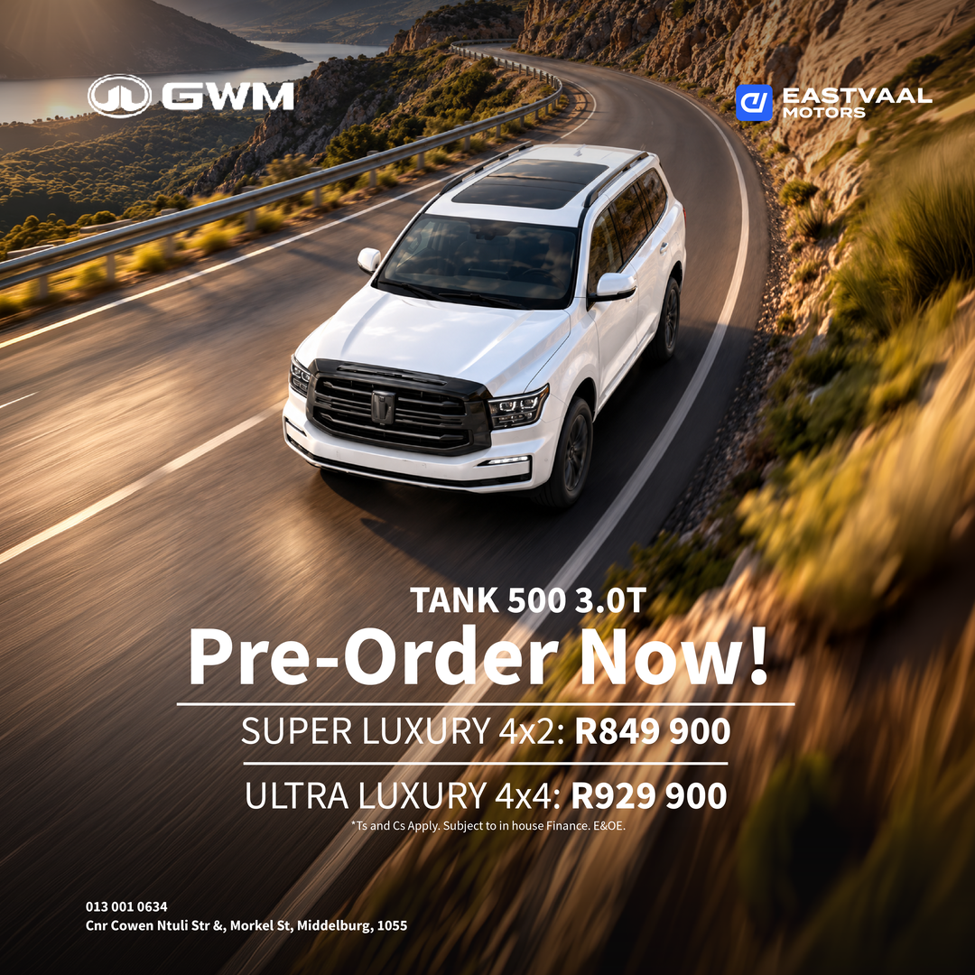 GWM Tank 500 3.0T from Eastvaal Middelburg GWM