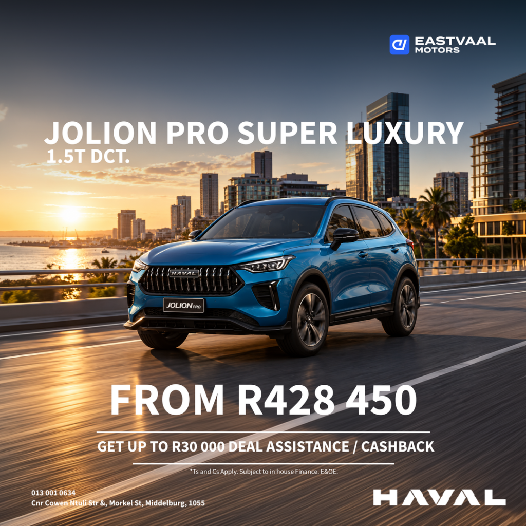 Haval Jolion Pro Super Luxury 1.5T DCT from Eastvaal Motors