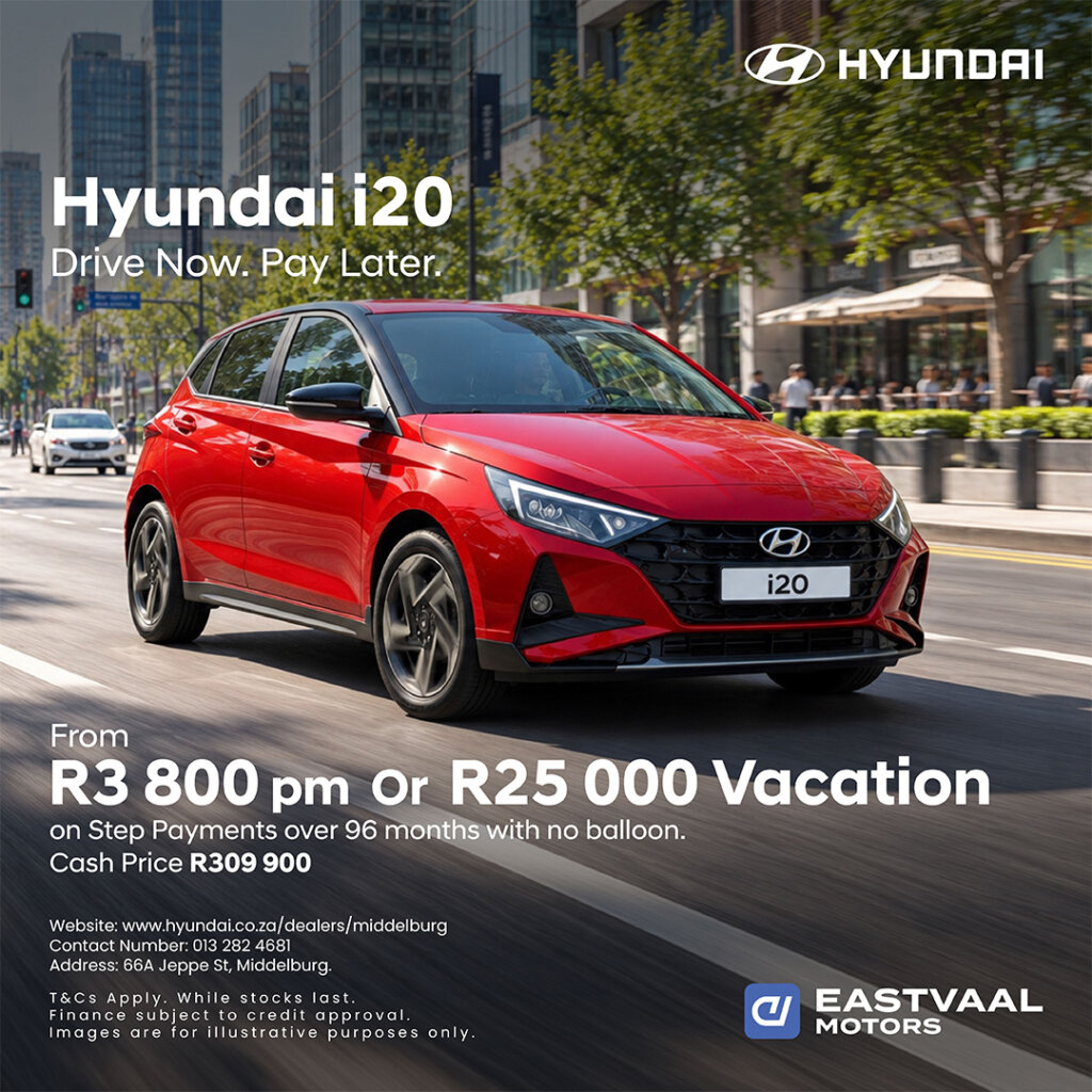 Hyundai i20 from Eastvaal Motors