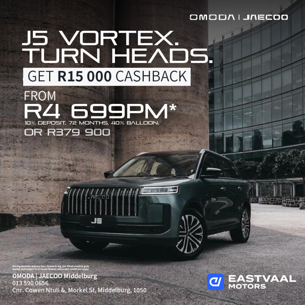Jaecoo J5 Vortex from Eastvaal Motors