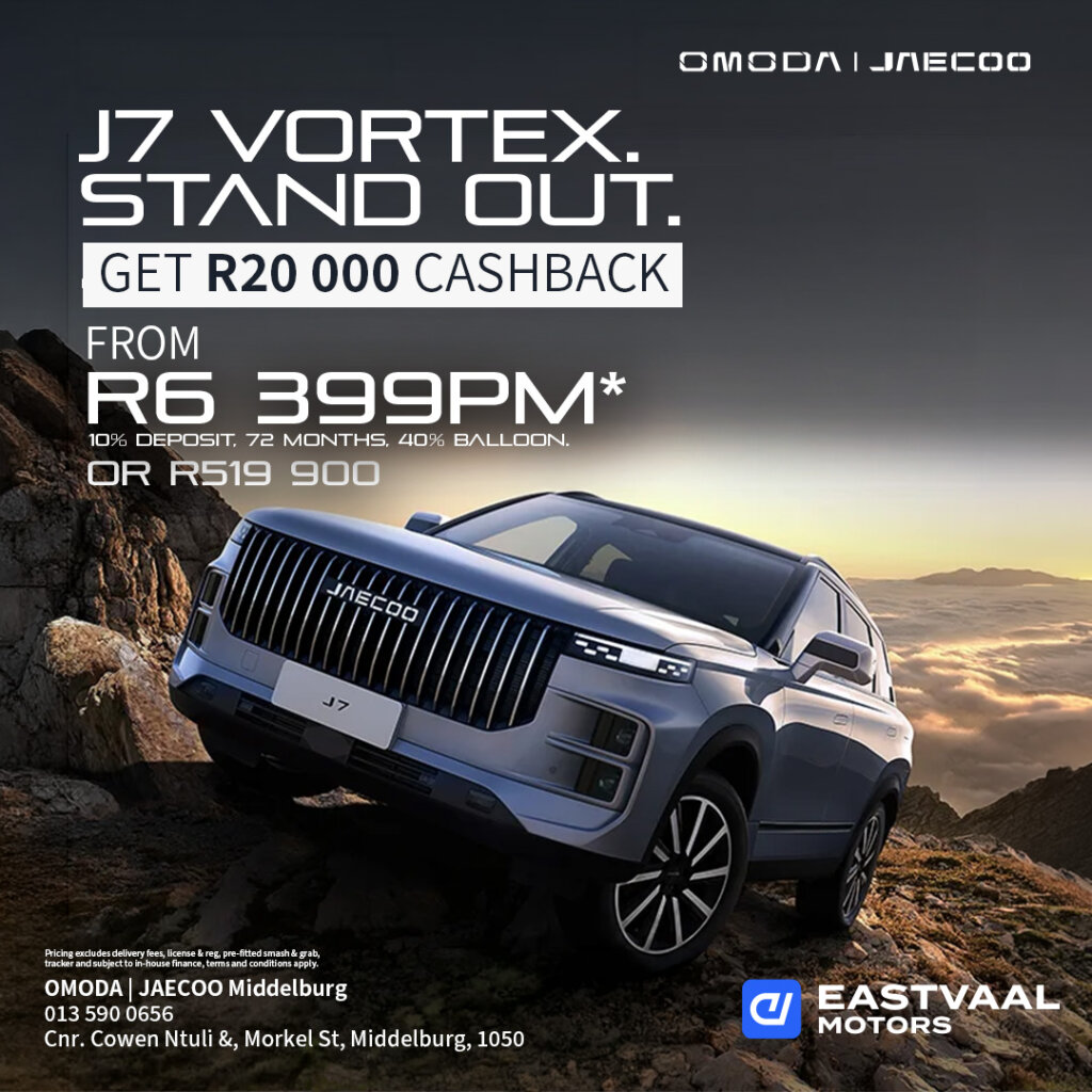 Jaecoo J7 Vortex from Eastvaal Motors