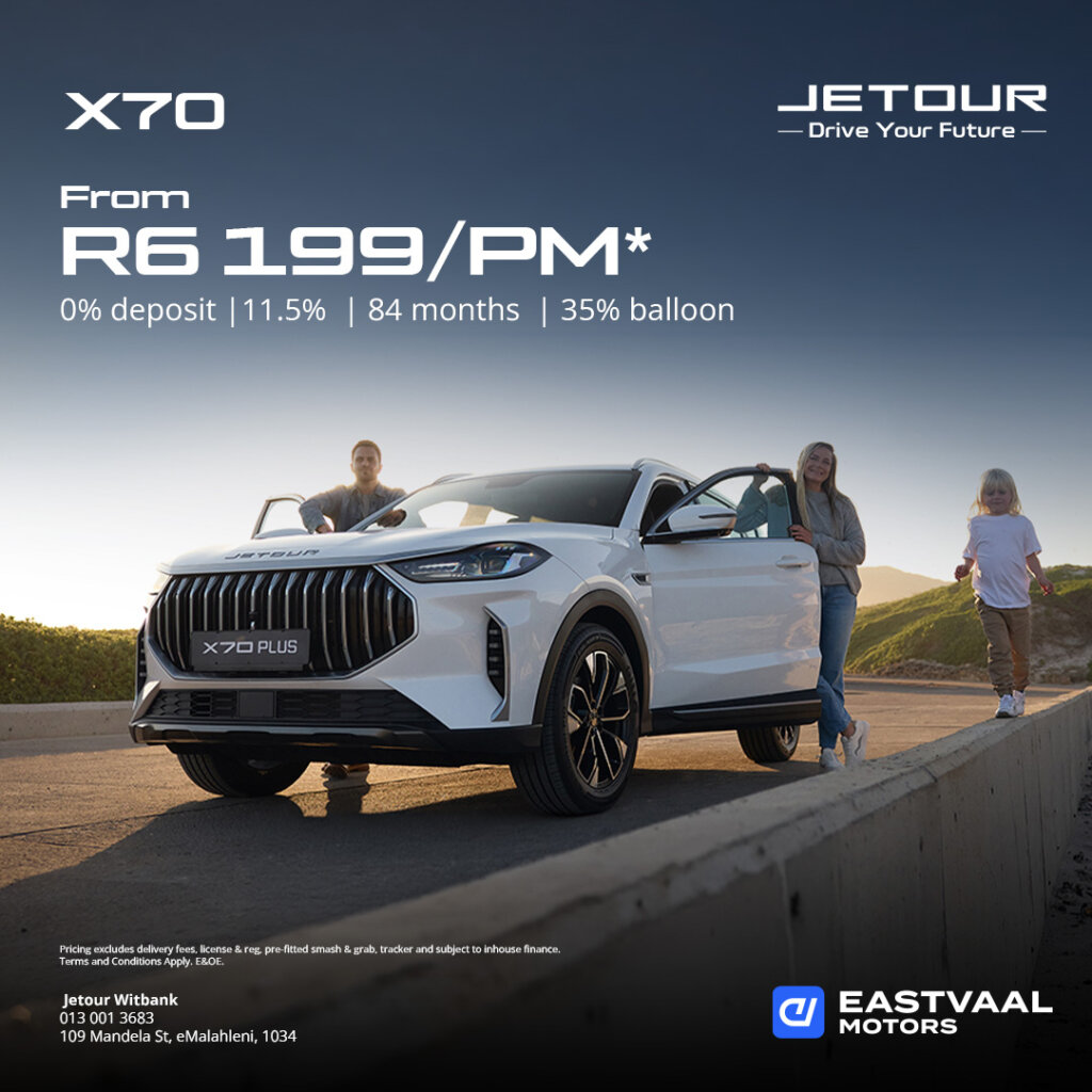 Jetour X70 plus from Eastvaal Motors