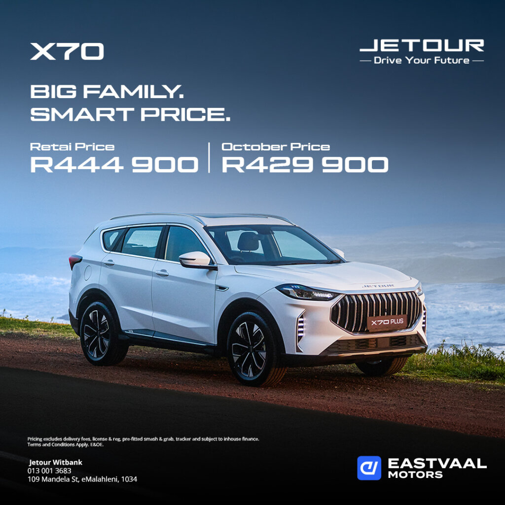 Jetour X70 Plus from Eastvaal Motors