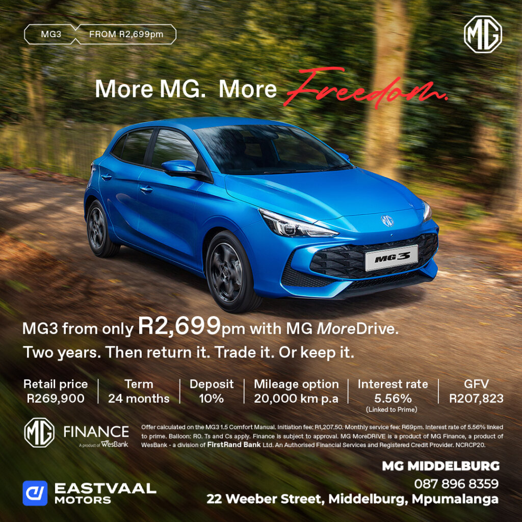 MG 3 from Eastvaal Motors