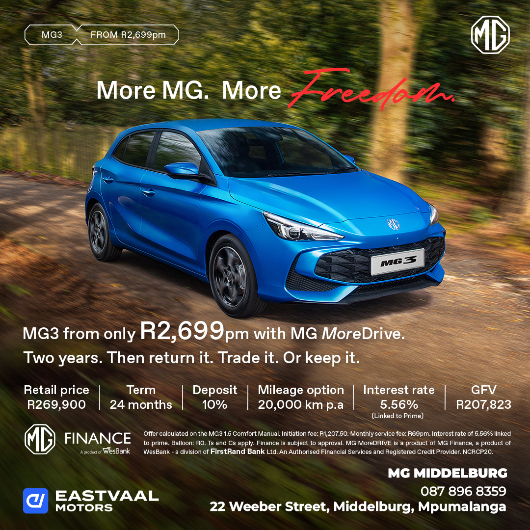 MG 3 from Eastvaal Middelburg MG