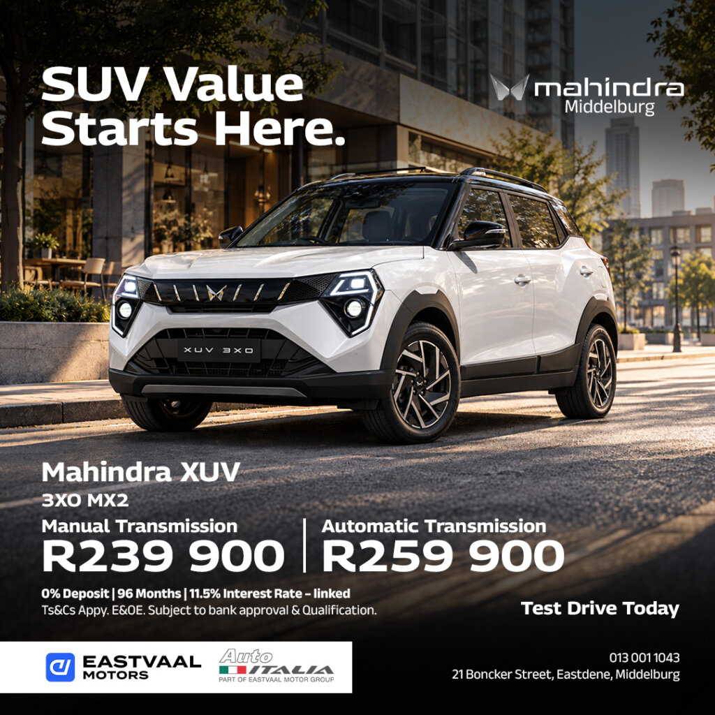 Mahindra XUV 3XO MX2 from Eastvaal Motors