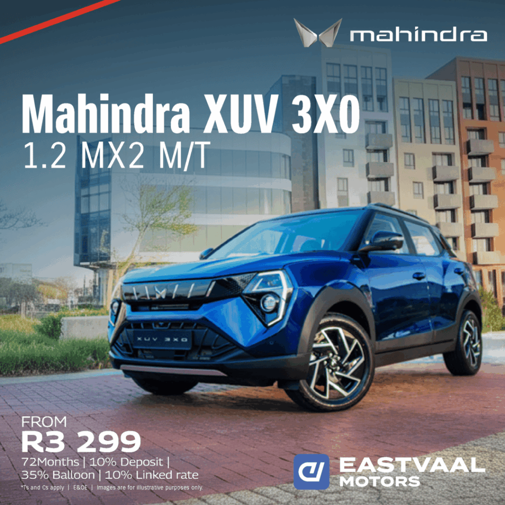 Mahindra XUV 3XO 1.2 MX2 M/T from Eastvaal Motors