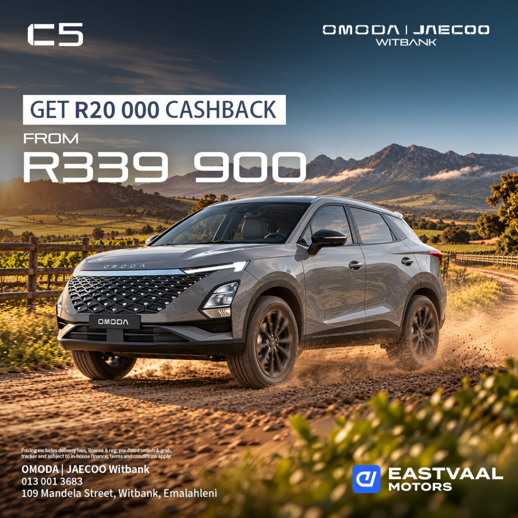 Omoda C5 from Eastvaal Motors