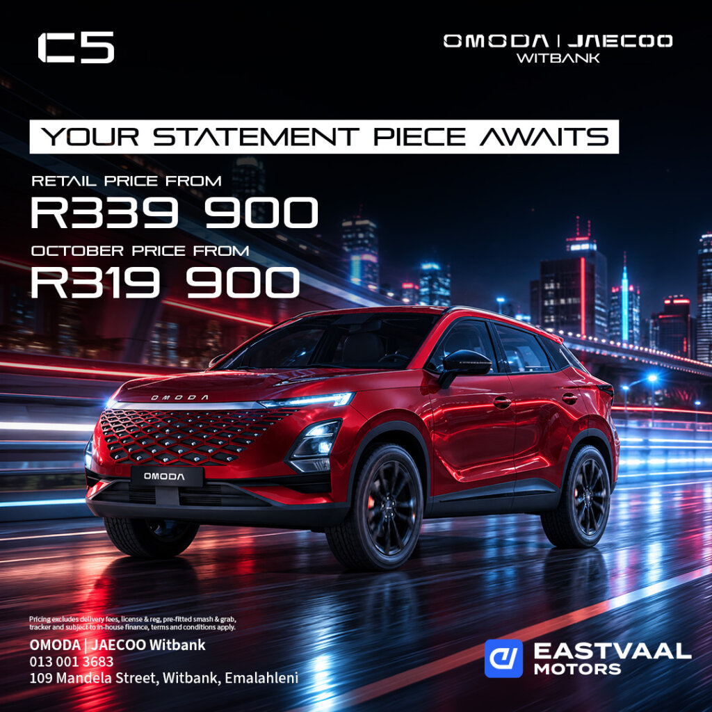 Omoda C5 from Eastvaal Motors