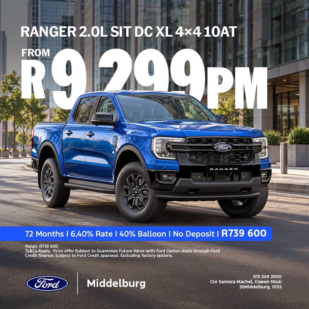 RANGER 2.0L SIT DC XL 4X4 10AT from Eastvaal Middelburg Ford
