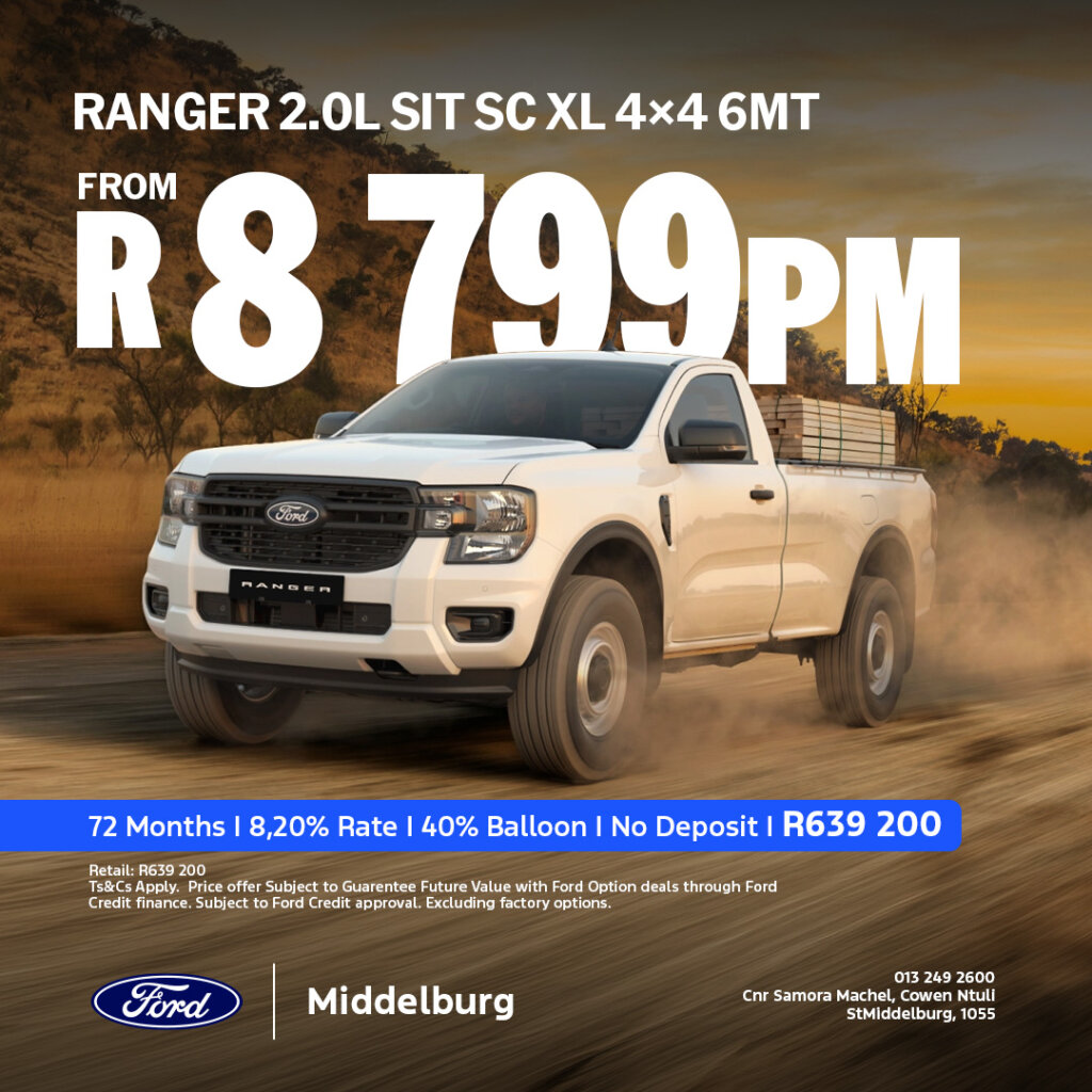 RANGER 2.0L SIT SC XL 4X4 6MT from Eastvaal Motors