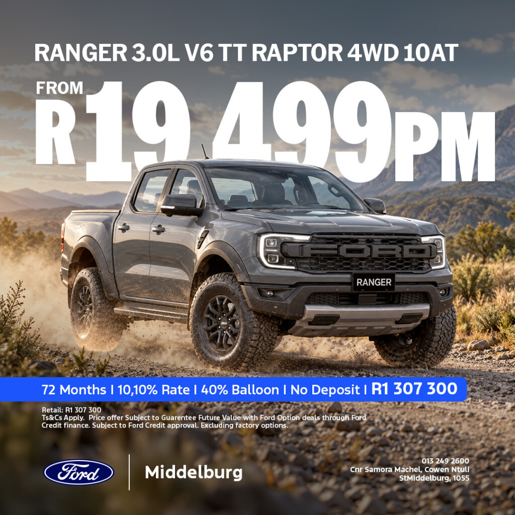 RANGER 3.0L V6 TT RAPTOR 4WD 10AT from Eastvaal Motors