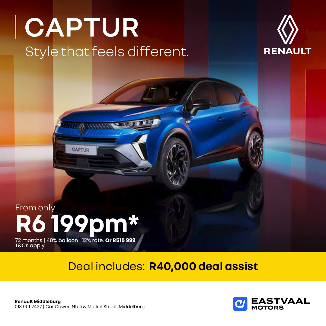 Renault Captur from Eastvaal Middelburg Renault