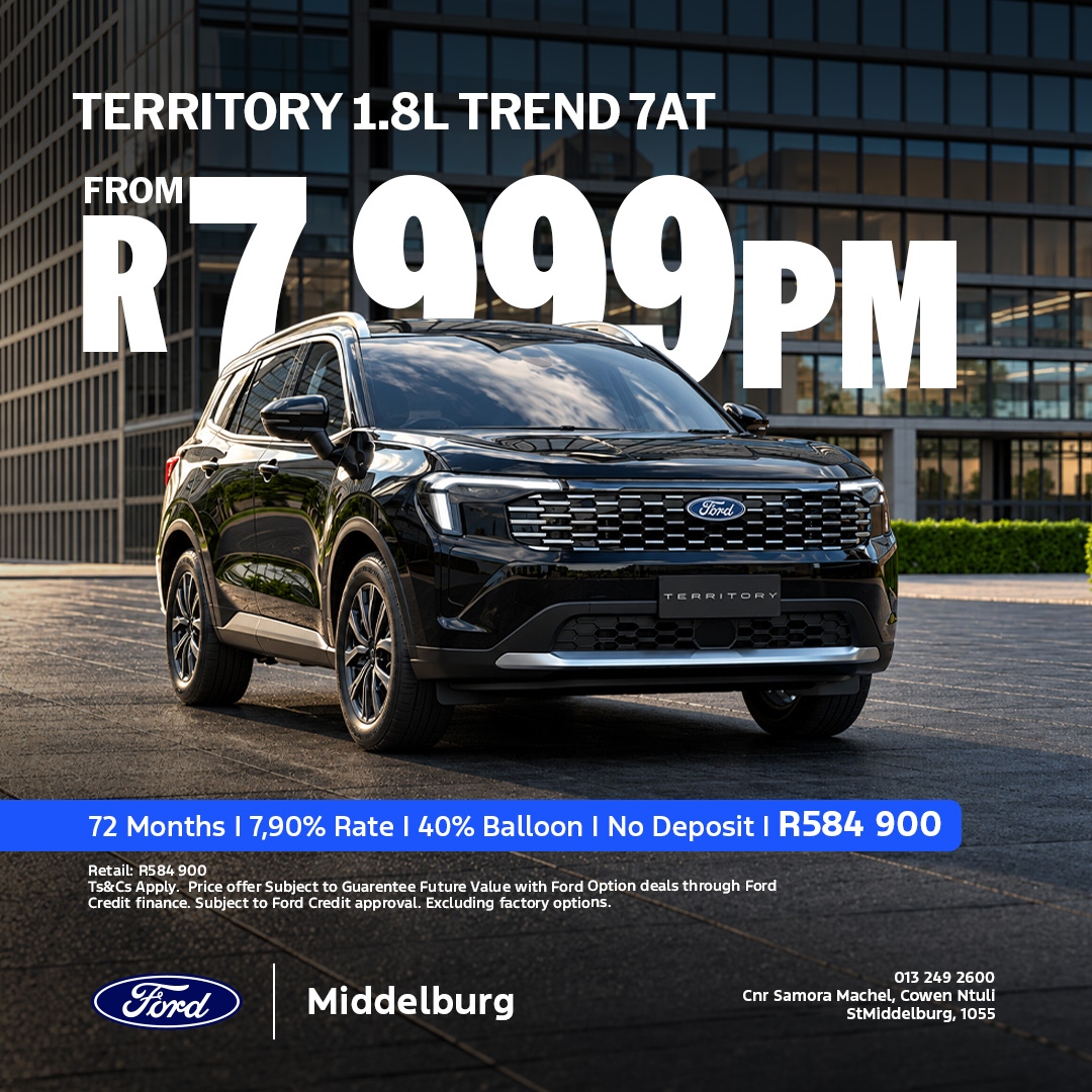 TERRITORY 1.8L TREND 7AT from Eastvaal Middelburg Ford