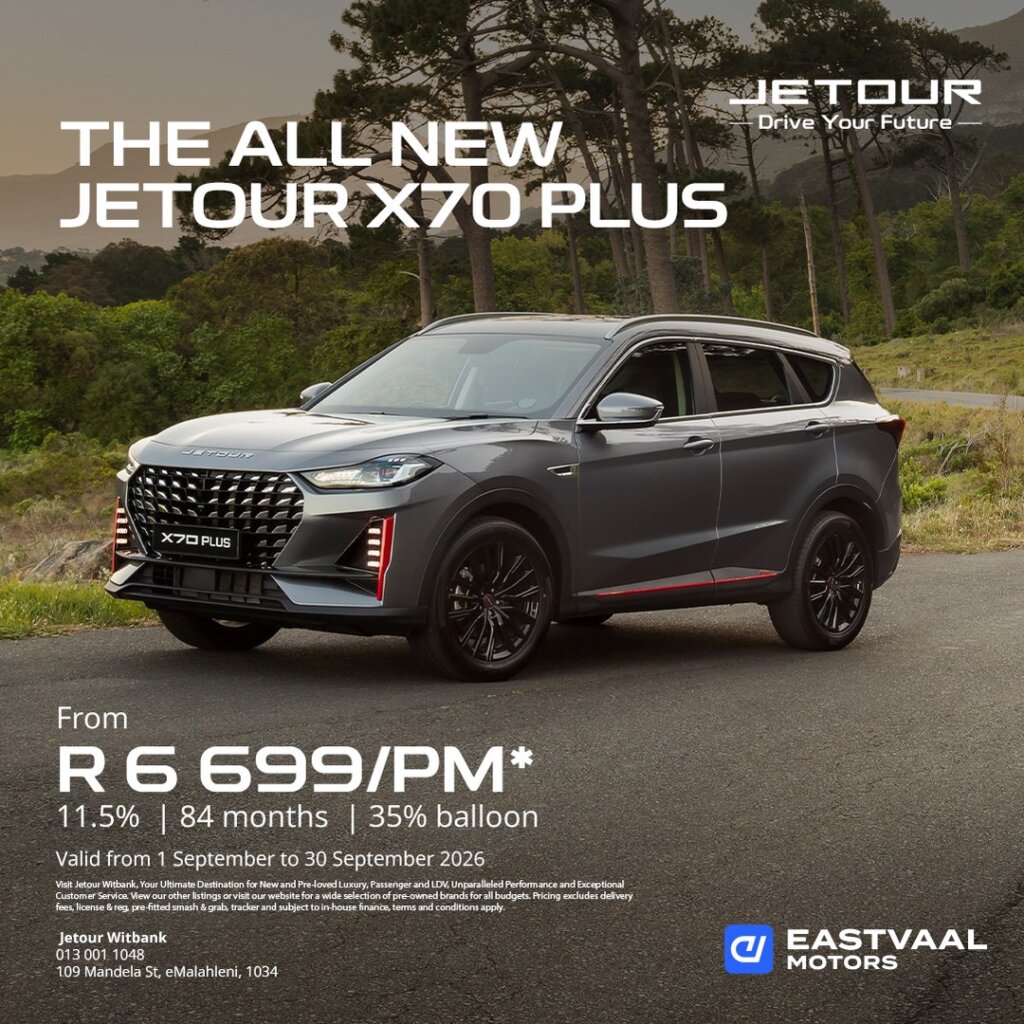 Jetour X-70 from Eastvaal Motors