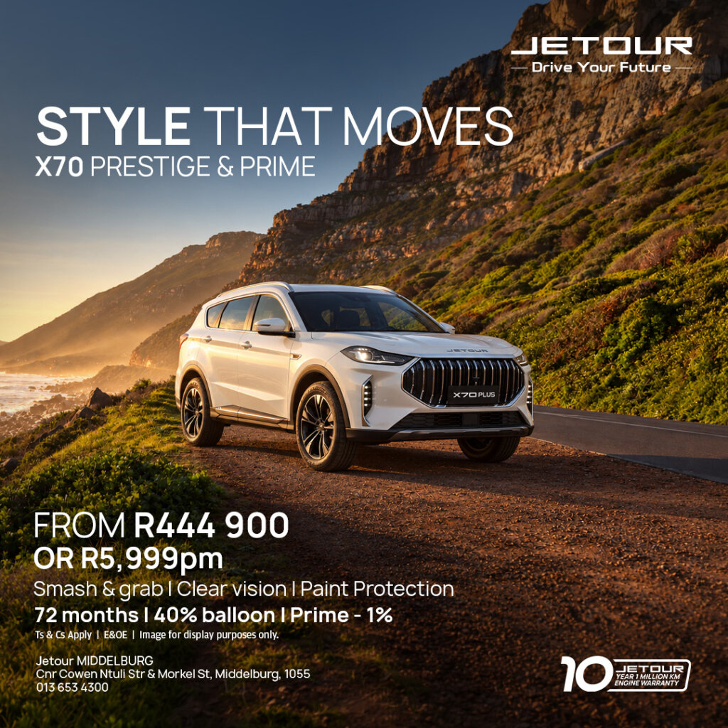 Jetour X70 Plus from Eastvaal Motors